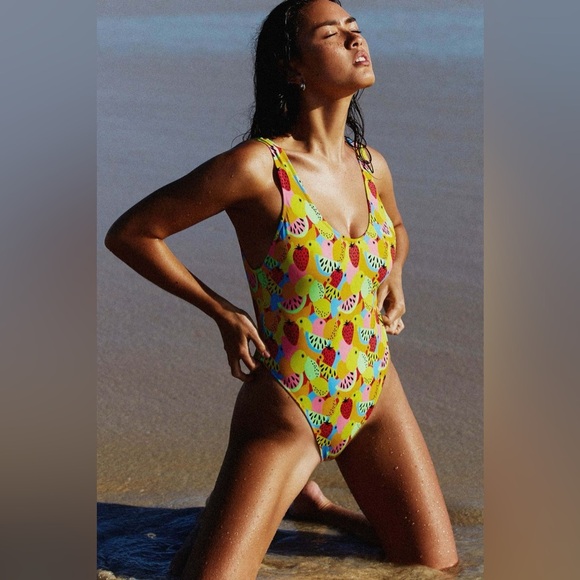 Free People Other - Free People It's Now Cool Swimsuit Fruit Print TUTTI FRUTTI One-Piece Small